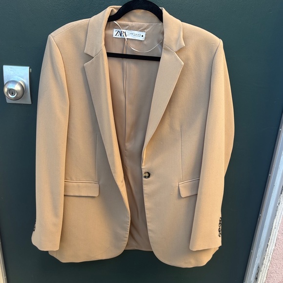 Zara Jackets & Blazers - Zara Camel Blazer